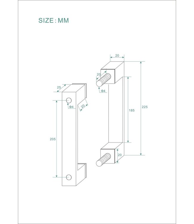 Douchedeur Less Chroom 80x200cm Spiegelrook naar helder Glas – Antikalk – Links / Rechts