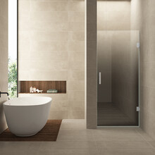 Douchedeur Less Chroom 80x200cm Spiegelrook naar helder Glas – Antikalk – Links / Rechts