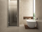 Douchedeur Less Chroom 70x200cm Spiegelrook naar helder Glas – Antikalk – Links / Rechts