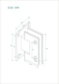 Douchedeur Less Mat Zwart 70x200cm Spiegelrook naar helder Glas – Antikalk – Links / Rechts Douchedeur Less Mat Zwart 70x200cm Spiegelrook naar helder Glas – Antikalk – Links / Rechts
