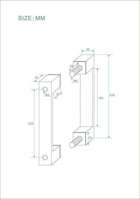 Douchedeur Less Geborsteld staal 70x200cm Spiegelrook naar helder Glas – Antikalk – Links / Rechts