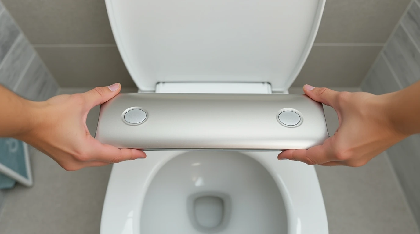 Hoe vervang je een bedieningspaneel voor het toilet?
