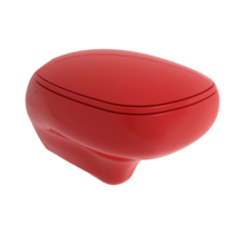 Hangend toilet Bocchi Fenice Glans Rood Randloos ( excl. ) Toiletbril