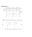 Wastafel Milano Glans Wit 120x46x12cm Dubbele wasbak - met kraangat en overloop