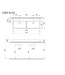 Wastafel Milano Mat Cappuccino 120x46x12cm Dubbele wasbak - met kraangat en overloop
