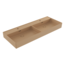 BOCCHI Wastafel Milano Mat Cappuccino 120x46x12cm Dubbele wasbak - met kraangat en overloop