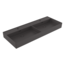 BOCCHI Wastafel Milano Mat Antraciet 120x46x12cm Dubbele wasbak - met kraangat en overloop