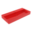 BOCCHI Wastafel Milano Glans Rood 100x46x12cm - met kraangat en overloop