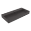 BOCCHI Wastafel Milano Mat Antraciet 100x46x12cm - met kraangat en overloop