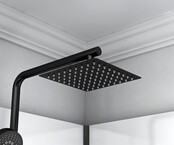 Complete Douchecabine Marani 110x80x225cm Mat Zwart met Rookglas