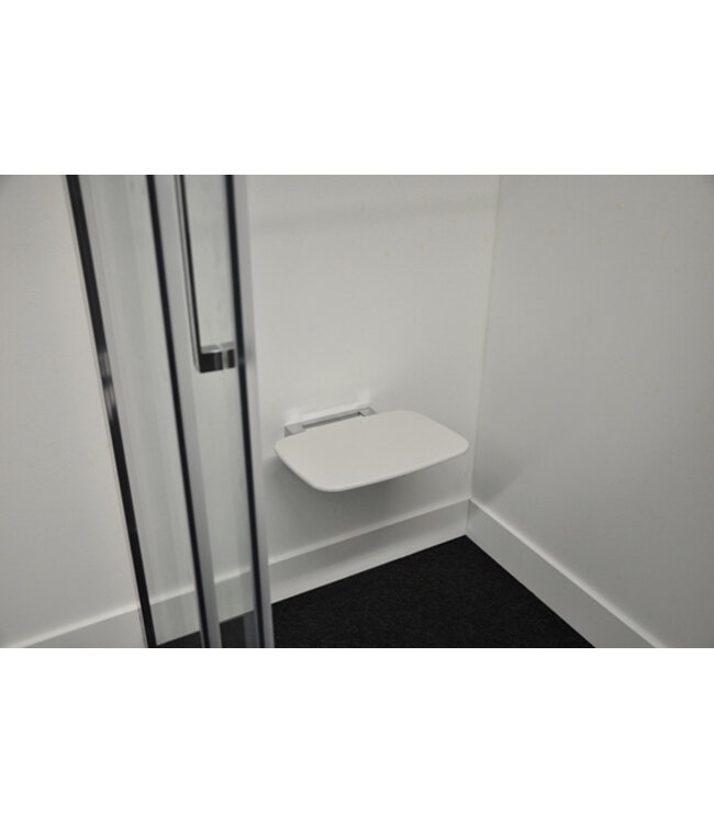 Douchestoel Opklapbaar Serva Wit - 32.5050