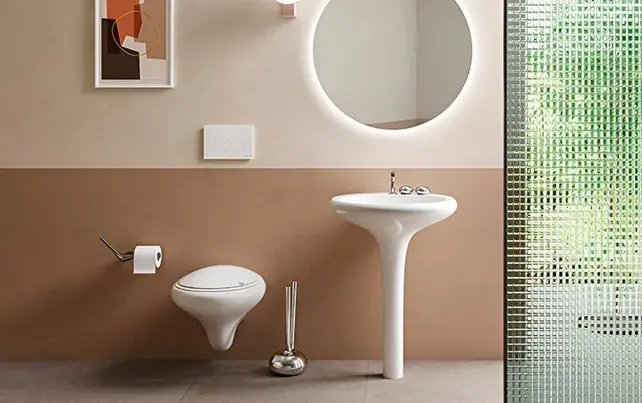 Hangend toilet Vitra Istanbul Wit Randloos ( Excl. ) Toiletbril