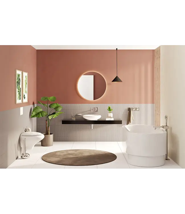 Hangend toilet Vitra Istanbul Wit Randloos ( Excl. ) Toiletbril