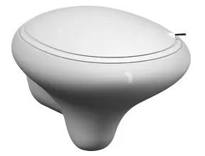 Hangend toilet Vitra Istanbul Wit met bidet Randloos ( excl. ) Toiletbril