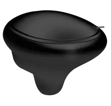 Hangend toilet Vitra Istanbul Glans Zwart met bidet Randloos ( Excl. ) Toiletbril