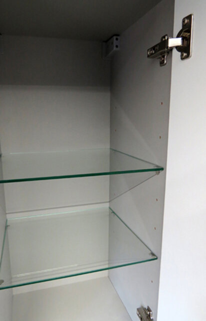 Kolomkast Vision Glans Wit 160cm 2-delig deur - 38.3930