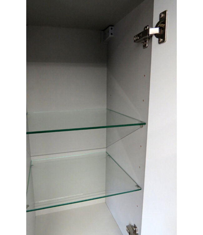 Kolomkast Vision Glans Wit 160cm 2-delig deur - 38.3930