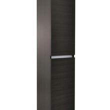 Kolomkast Vision houtnerf grijs 160cm 2-delig deur - 38.3931