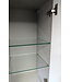Kolomkast Vision houtnerf grijs 160cm 2-delig deur - 38.3931