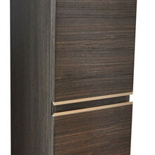 Kolomkast Tigris houtnerf grijs 160cm 2-delig deur - 38.3622