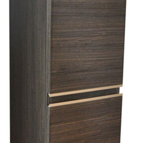 Kolomkast Tigris houtnerf grijs 160cm 2-delig deur - 38.3622