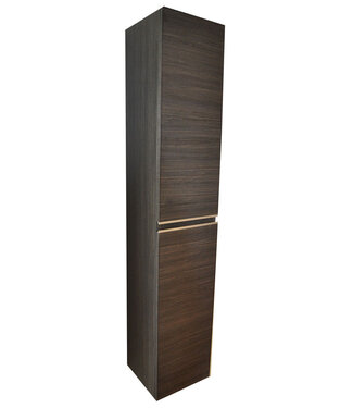 Wiesbaden Kolomkast Tigris houtnerf grijs 160cm 2-delig deur - 38.3622
