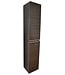 Kolomkast Tigris houtnerf grijs 160cm 2-delig deur - 38.3622