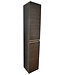 Wiesbaden Kolomkast Tigris houtnerf grijs 160cm 2-delig deur - 38.3622