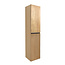 Wiesbaden Kolomkast Vision OAK Echte Eikenhout 160cm 2-delig deur - 38.3585