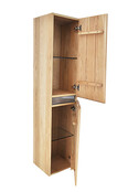 Kolomkast Vision OAK Echte Eikenhout 160cm 2-delig deur - 38.3585