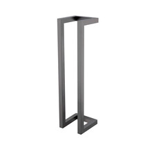 Handdoekenrek Effeze Gun metal 60x15x15 cm Staal
