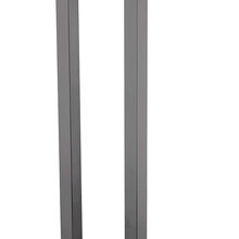 Handdoekenrek Effeze Gun metal 60x15x15 cm Staal