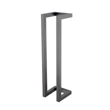 Handdoekenrek Effeze Gun metal 60x15x15 cm Staal