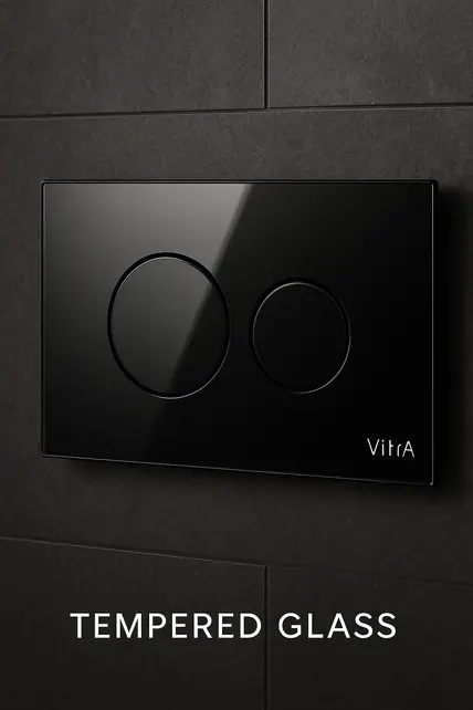 Bedieningspaneel Glas Mat Zwart Vitra Origin