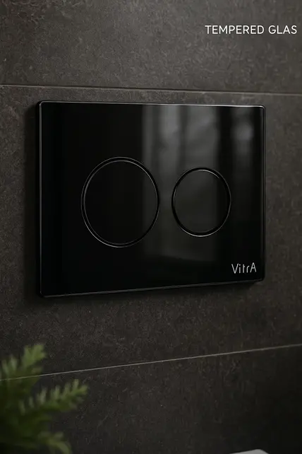 Bedieningspaneel Glas Mat Zwart Vitra Origin