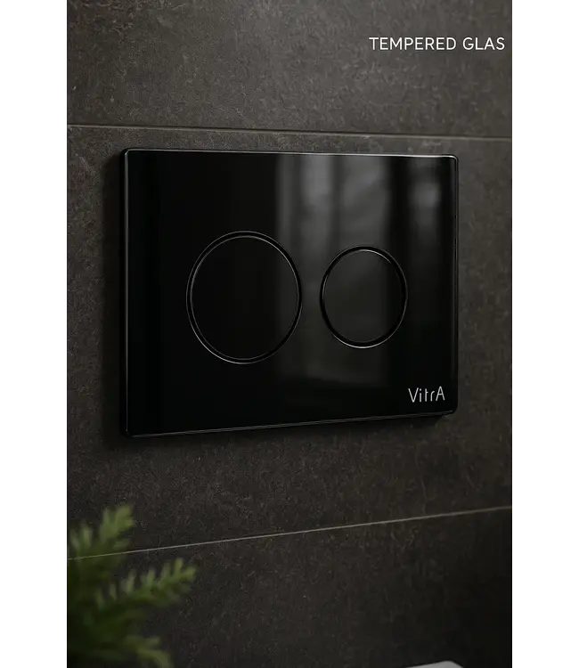 Bedieningspaneel Glas Mat Zwart Vitra Origin