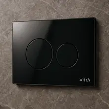 Bedieningspaneel Glas Mat Zwart Vitra Origin