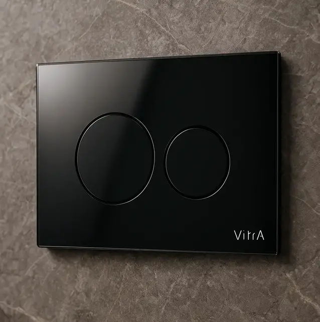 Bedieningspaneel Glas Mat Zwart Vitra Origin