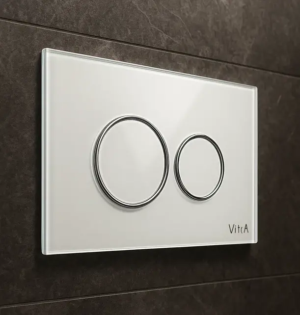 Bedieningspaneel Glas Wit Vitra Origin Bedieningspaneel Glas Wit Vitra Origin