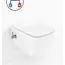 CREAVIT Hangtoilet met bidet Elegant Wit met geïntegreerde bidetkraan Warm / Koud – Excl. wc-bril