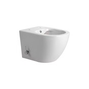 Hangtoilet met bidet Darlo Wit Warm / Koud geïntegreerde bidetkraan – Excl. wc-bril