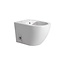 ALONI Hangtoilet met bidet Darlo Wit Warm / Koud geïntegreerde bidetkraan – Excl. wc-bril