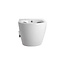 ALONI Hangtoilet met bidet Darlo Wit Koud geïntegreerde bidetkraan – Excl. wc-bril