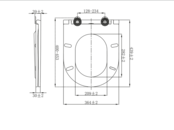 Wc bril Aloni Primium Slim design Wit  - Softclose Slim toiletzitting - QUICK RELEASE