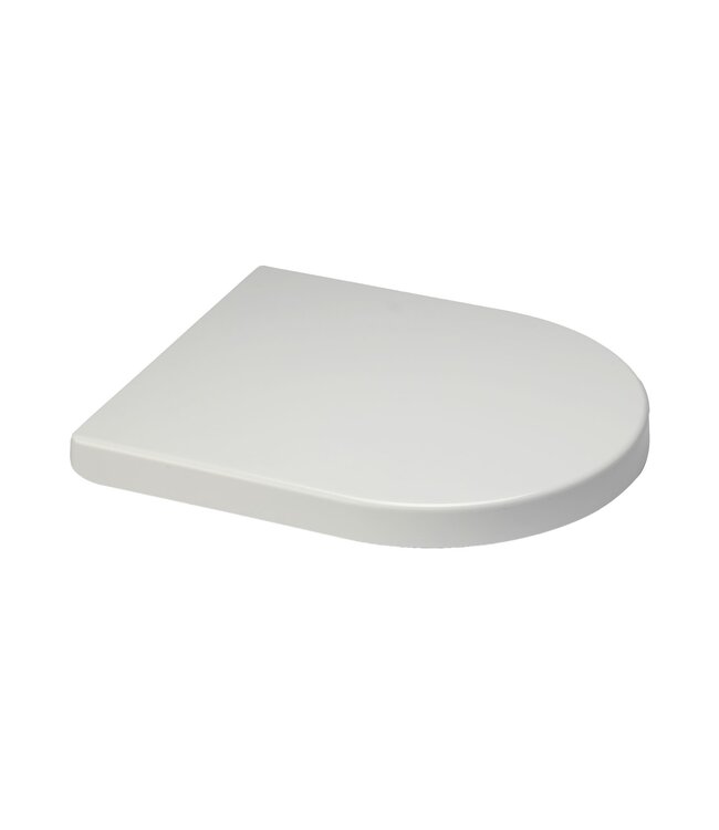 Wc bril Aloni Primium Wrap-up  Wit  - Softclose Slim toiletzitting - QUICK RELEASE