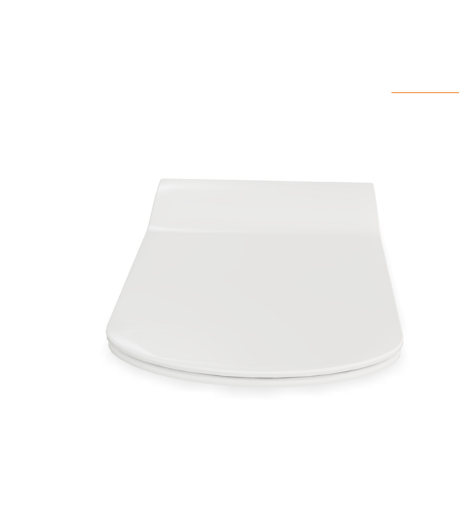 Wc bril Creavit Elegant Slim design Wit  - Softclose Slim toiletzitting - QUICK RELEASE