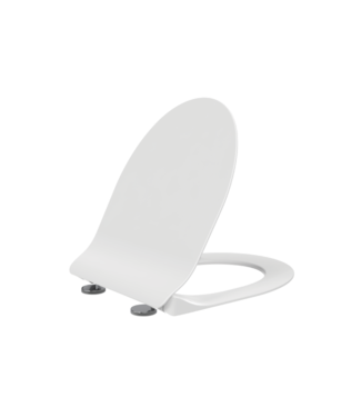 CREAVIT Wc bril Creavit Ness Slim design Wit  - Softclose Slim toiletzitting - QUICK RELEASE