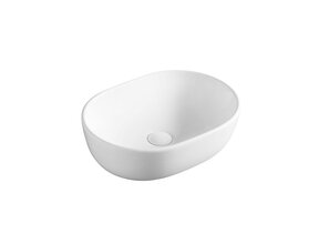 Waskom  Brest Ovaal Glans Wit - 47,5x34x14cm