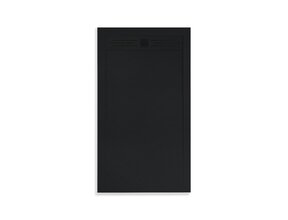 Douchevloer Zwart 120x90cm Composietsteen Douchebak 3cm Veroni Elite Stootvast Krasvrij