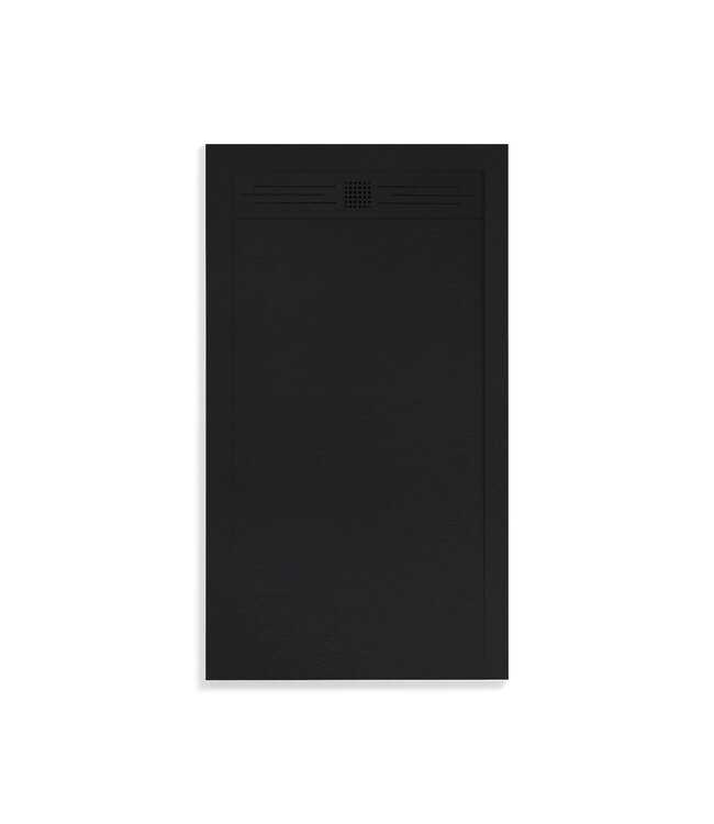 Douchevloer Grijs 180x90cm Composietsteen Douchebak 3cm Veroni Elite Stootvast Krasvrij